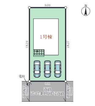 福井市上森田４丁目の新築戸建 内観